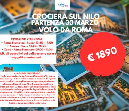CROCIERA SUL NILO + CAIRO