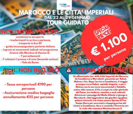MAROCCO E LE CITTA' IMPERIALI 