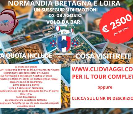 NORMANDIA BRETAGNA E LOIRA 