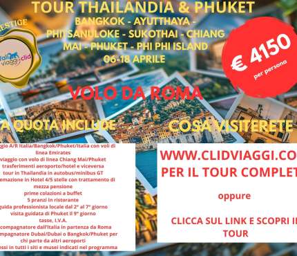 TOUR THAILANDIA & PHUKET